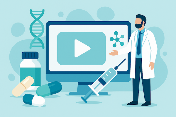 製薬会社の動画活用のメリット